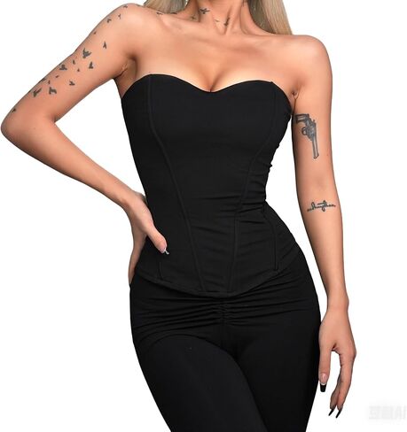 مثيرة للنساء المفرط المشد الكورسيت مع سحاب قابلة للتعديل و fishbone boning - الملابس الداخلية ل Clubwear & Dates in Kuwait
