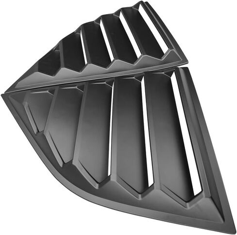 IKON MOTORSPORTS, Side Window Louvers Compatible with 2008-2023 Dodge Challenger, XE V4 Style Gloss Black Window Louver Sun Shade Rain Guard Vents 2PC, 2009 2010 2011 2018 2019 2020 in Saudi Arabia