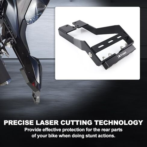Xitomer Scrape Bar 12 bar Compatible with Z500 Ninja 500 2024-2025, NINJA400 NINJA250 2018-2024, Z400 Z250 2019-2024 Tail Bar 12 o'clock Stunt Riding Scraper Guards in Saudi Arabia