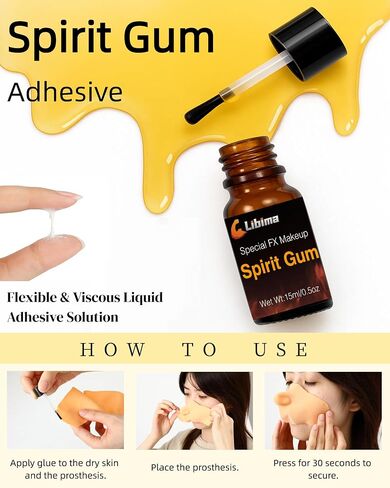 Libima Halloween Witch Mask للبالغين Witch Latex Face Stringtics Kit Old Lady Lady Mask Assume مع طلاء الوجه ولثة الروح للكرنفال Cosquerade Cosplay Party in Saudi Arabia