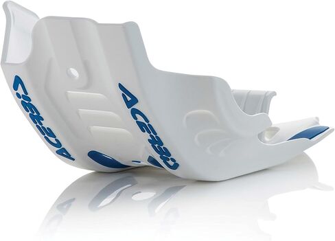 Acerbis Skid Plate (White/Blue) for 20-23 Husqvarna FE501S in Saudi Arabia