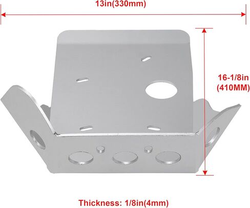 لوحة ألمنيوم Ecotric Aluminium متوافقة مع طرازات Honda XR650L 1992-2021 ؛ 1989-2000 نماذج هوندا XR600R in Kuwait