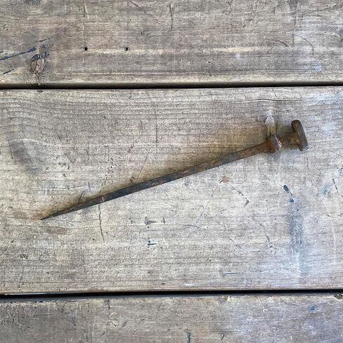 Historically Accurate Crucifixion Nail Replica, Hand-Forged, Cross, Bible Display Piece with Box in Saudi Arabia
