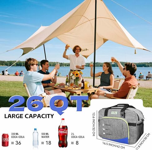 16 Quarts 12 Volt محمولة ICELED CAR ELECTRAL BAG 15L AC/DC COOL و HEAT THERMAL CLOP في مصلحة مريحة متوفرة دافئة جميع السائقين في ثلاجة الشاحنة الطويلة in Kuwait