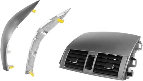 Car Center Dash A/C Outlet Air Vent Panel With Strip Trim Compatible For Toyota Corolla 2009-2013 in Saudi Arabia