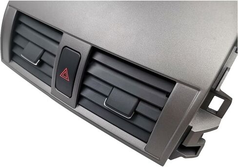 Car Center Dash A/C Outlet Air Vent Panel with Emergency Switch Compatible for Toyota Corolla 2008-2013 55670-02160 55663-02060 in Saudi Arabia
