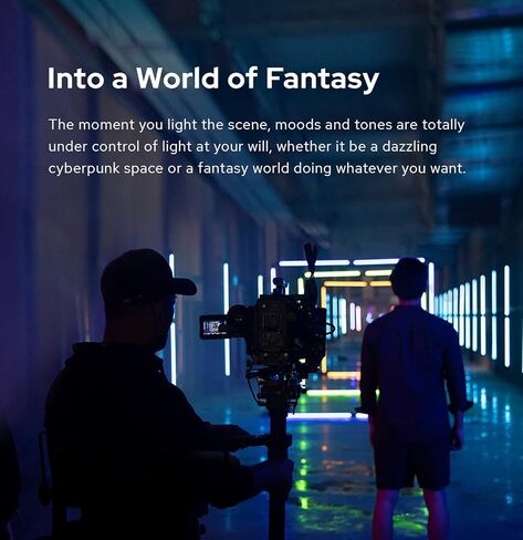 GODOX TL60 RGB Tube Light,CRI 96 TLCI 98,Color Temper 2700K~6500K,100% Brightness (LUX),39 FX Effects,2.4G Wireless,Support APP Control/DMX Control (4PCS) in Kuwait