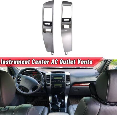 Car Air Conditioner Outlet Frame A/C Vents Plate Panel Compatible For Toyota Land Cruiser Prado 120 Compatible For Lexus GX470 2003-2009 in Saudi Arabia