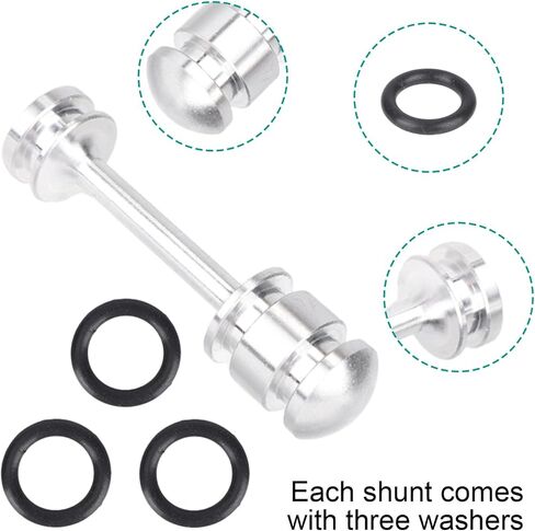 Aluminum Oil Diverter Barbell, Compatible with Gen III & IV Engines LS1 LS3 LS2 LS6 L92 L99 L33 LQ4 LQ9 4.8L 5.3L 5.7L 6.0L 6.2L LS Performance Parts Oil Billet Diverter Barbell (Black, Silver) in Saudi Arabia