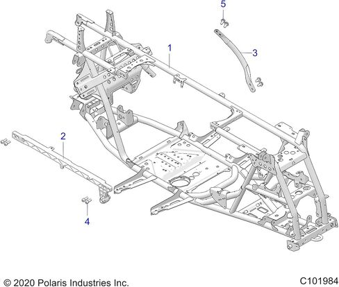 دعم إطار Polaris ATV ، الجزء العلوي ، اليمين ، الآلي ، الجزء الأصلي OEM 5135762-067 ، Qty 1 in Saudi Arabia