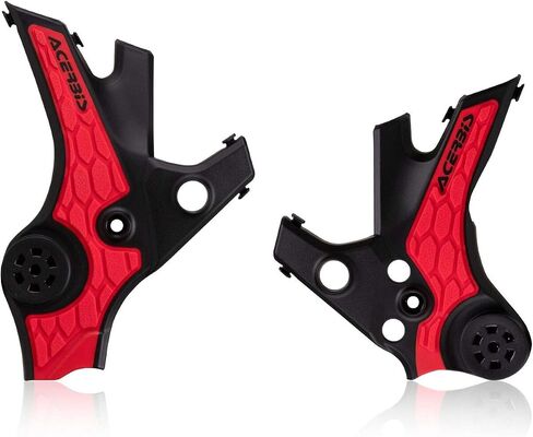 Acerbis X-Grip Frame Guard - Black/Red (2858821042) in Saudi Arabia