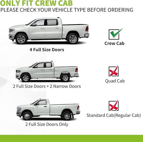 لوحات تشغيل متوافقة مع 2019-2025 Dodge RAM 1500 New Body Crew CAB ، 6 "STEAN STELE Step Step Step Rail Drop Bars (Excl 19-25 1500 Classic) in Saudi Arabia