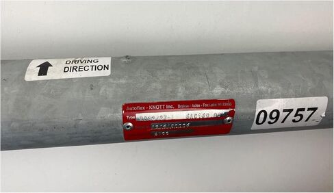 09757 09757 PWC Trailer Axle with Hubs, 2700 Lb Capacity 09757 in Saudi Arabia