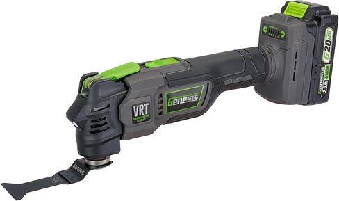 Genesis 3.5 Amp Oscillating Multi-Tool Kit with 3.7° Oscillation Angle, 6 Variable-Speeds with 16-Piece Accessory Set, Storage Box, Carrying Bag, and 2 Year Warranty (GMT35T) in Kuwait