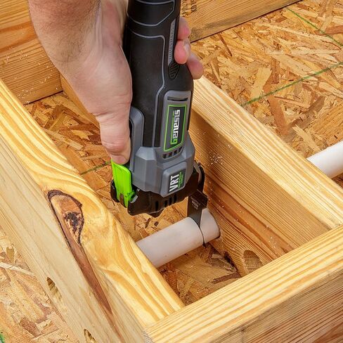 Genesis 3.5 Amp Oscillating Multi-Tool Kit with 3.7° Oscillation Angle, 6 Variable-Speeds with 16-Piece Accessory Set, Storage Box, Carrying Bag, and 2 Year Warranty (GMT35T) in Kuwait