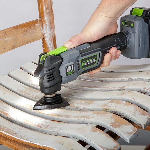 Genesis 3.5 Amp Oscillating Multi-Tool Kit with 3.7° Oscillation Angle, 6 Variable-Speeds with 16-Piece Accessory Set, Storage Box, Carrying Bag, and 2 Year Warranty (GMT35T) in Kuwait