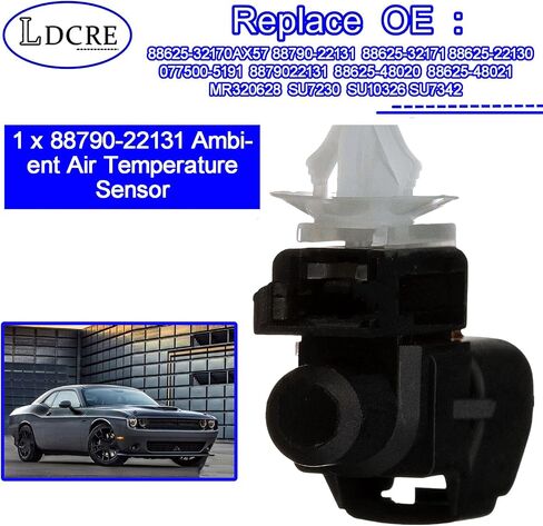 Ambient Air Temperature Sensor 88625-32170,Compatible with Toyota Camry RAV4 Corolla Prius Subaru Suzuki Dodge Jaguar,Air Temp Sensor Replace 88625-22130, 077500-5191, 8879022131 in Saudi Arabia