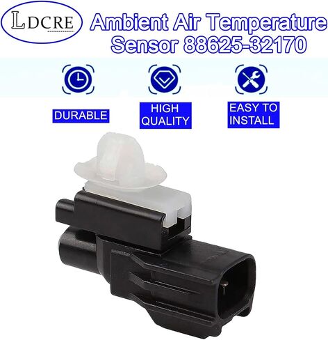 Ambient Air Temperature Sensor 88625-32170,Compatible with Toyota Camry RAV4 Corolla Prius Subaru Suzuki Dodge Jaguar,Air Temp Sensor Replace 88625-22130, 077500-5191, 8879022131 in Saudi Arabia
