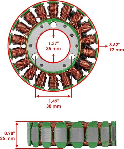 Caltric Stator & منظم وحشية متوافقة مع Honda TRX300 TRX-300 Fourtrax 300 1993-2000 in Kuwait