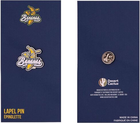 Desert Cactus Savannah Bananas Lapel Pins Baseball Logo Monamel مصنوع من المعدن (PIN A) in Saudi Arabia
