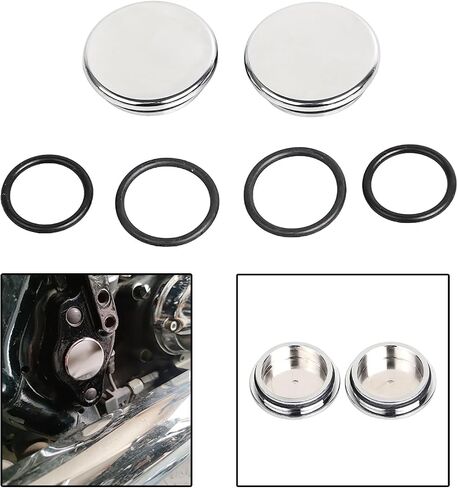 Chrome Flat Style Swingarm Pivot Cover Caps For Harley Touring Street Electra Glide Road King FLHT FLHX 1996-2023 in Saudi Arabia