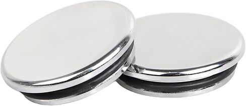 Chrome Flat Style Swingarm Pivot Cover Caps For Harley Touring Street Electra Glide Road King FLHT FLHX 1996-2023 in Saudi Arabia