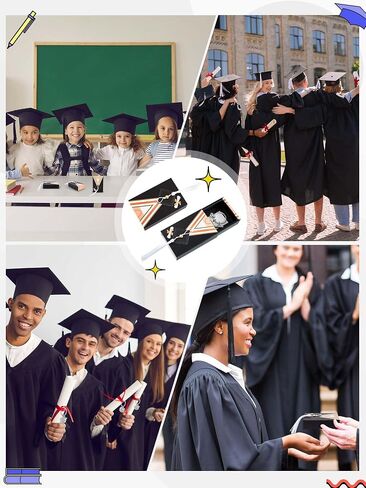 Taiyin 16 Pcs Class of 2024 Graduation Keychains Graduation Gifts Inspirational Graduation Keychains Stainless Steel Key Ring Appreciation Gift Ideas with Gift Box for Students in Saudi Arabia