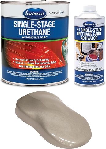 Eastwood 3:1 Platinum Frost Silver Metallic Single Stage Automotive Spray Paint 1 Sprayable Gallon Kit in Saudi Arabia