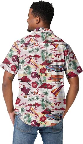 FOCO Alabama Crimson Tide NCAA Mens Thematic Stadium Print Button Up Shirt in Saudi Arabia