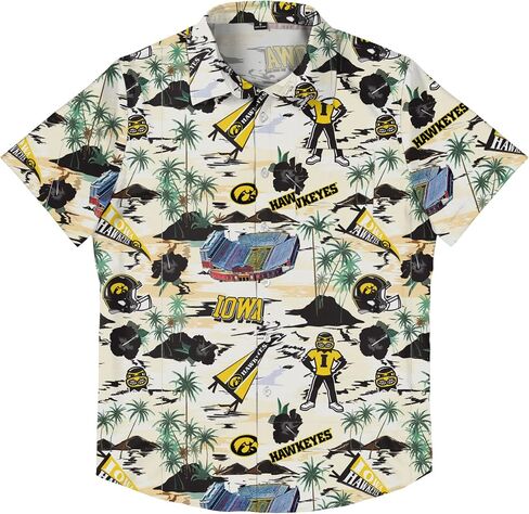 FOCO Alabama Crimson Tide NCAA Mens Thematic Stadium Print Button Up Shirt in Saudi Arabia