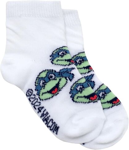 Nickelodeon Teenage Mutant Ninja Turtles TMNT Ankle Socks for Boys, 10 Pair Multi Pack in Saudi Arabia