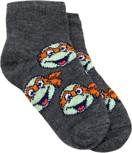 Nickelodeon Teenage Mutant Ninja Turtles TMNT Ankle Socks for Boys, 10 Pair Multi Pack in Saudi Arabia