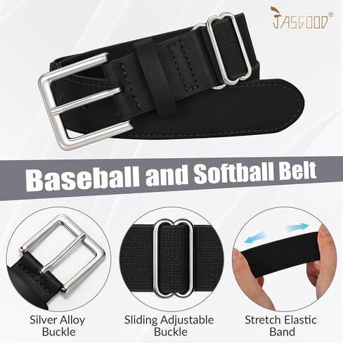 JASGOOD Baseball Socks and Belt Combo Set Softball Socks Baseball Elastic Belt for Youth Boys Girls Adult in Saudi Arabia