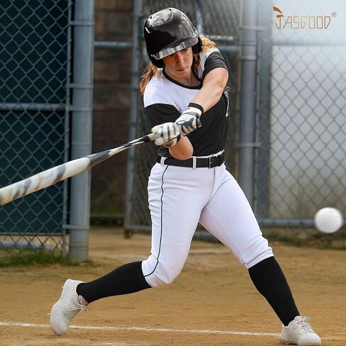 JASGOOD Baseball Socks and Belt Combo Set Softball Socks Baseball Elastic Belt for Youth Boys Girls Adult in Saudi Arabia