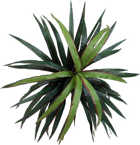 Vickerman 4' Indoor Artificial Marginata Bush, Gray Plastic Container. in Kuwait