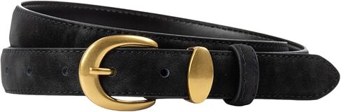 Women's Leather Belts Fashion Ladies Belt for Dresses with Gold Buckle in Kuwait