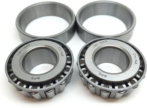 (Set of 4) Trailer/Agricultural Hub Wheel Bearing Set WPS (TM) LM11949 LM11910 0.75'' I.D. x 1.781'' O.D. in Saudi Arabia
