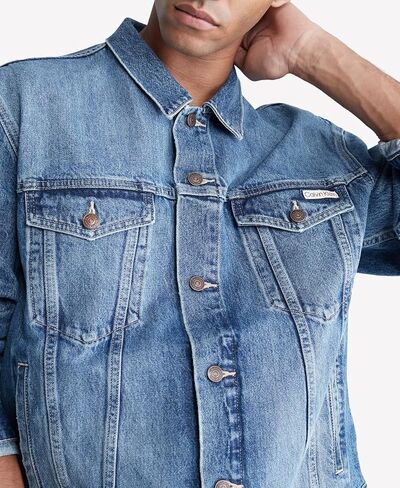 Calvin Klein Men's Essential Denim Trucker Jacket in Saudi Arabia