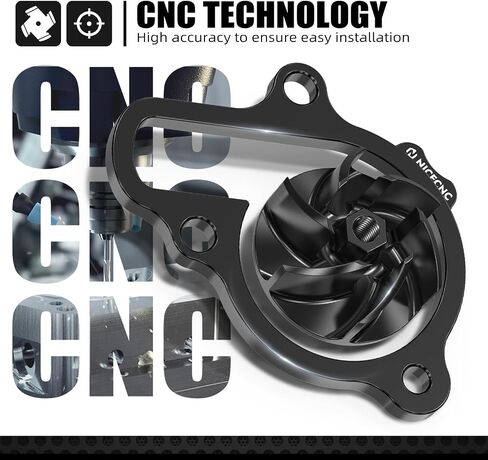 NICECNC Red Oversized Water Pump Impeller Cooler Spacer Kit Compatible with Honda CRF450R CRF450RX CRF450RWE 2021 2022 2023 2024 2025 See Fitment in Saudi Arabia