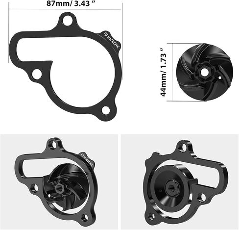 NICECNC Red Oversized Water Pump Impeller Cooler Spacer Kit Compatible with Honda CRF450R CRF450RX CRF450RWE 2021 2022 2023 2024 2025 See Fitment in Saudi Arabia