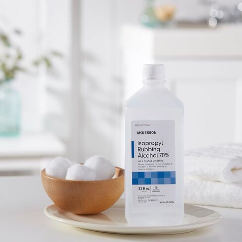 McKesson Isopropyl Rubbing Alcohol 70% [1 Count] USP First Aid Antiseptic, 32 oz in Saudi Arabia
