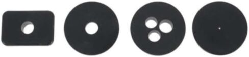 Gromet Rubber Rubber Grommet المحدد لـ Blazer 69-72 ، لـ C15/C1500 Pickup 67-72/Suburban 67-72 ، لـ C25/C2500 Pickup 67-72/Suburban 67-72 ، ل C10 Pickup 67-72 & Suburban 67-72 and Tride (Black) in Saudi Arabia
