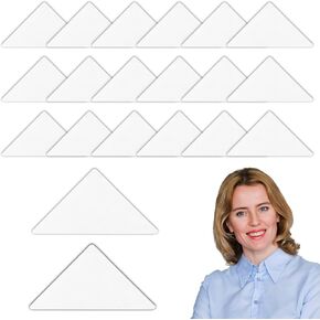 100 PCS Twlar لقمصان بولو ، لا يبقى الياقات البولو من طوق البولو قميص PVC مقبلات مضادة للضرب لقمصان لباس الرجال in Saudi Arabia