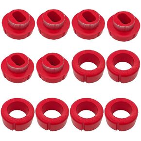 7-108 12pcs مجموعة الجبل الجبل مجموعة من طقم الثوب مع حلقة التثبيت المعدنية-تركيبات الكابينة البولي يوريثان تناسب Chevy C10 C20 K20 K30 و GMC C1500 C2500 K1500 K2500 (1981-1987) in Kuwait