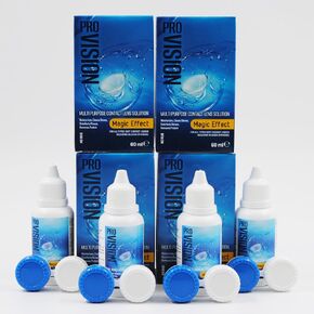 Pro-Vision-Multi Purpose Contact Lens Solution, All-in-One Multi-Purpose Cleaner with Lens Case, Advanced Formula Lens Cleaner, Cleans & Moisturizes Soft & Silicon Hydrogel Lenses (60ml/2 Fl Oz) in Saudi Arabia