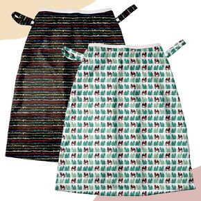 Mama Koala Pail Liner for Cloth Diapers, Reusable and Washable Waterproof Pail Liner with Strap for Diaper Pails, 2 Pack(P001) in Kuwait