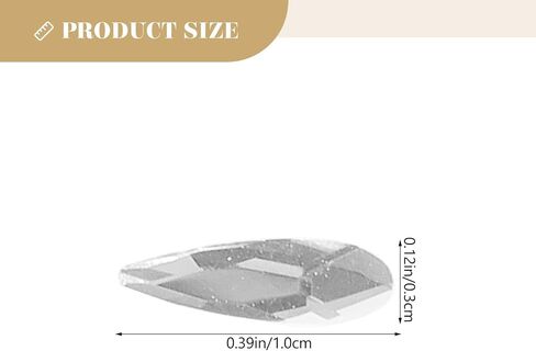NOLITOY Teeth Gems Kit Vampire Tooth Gems Tooth Jewelry 4 Pack Translucent Gems for Dentures in Saudi Arabia