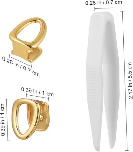 Garneck Golden Teeth Grills Caps Set for Bright and Fun Accessory for Halloween Dress Up Cosplays and Events Hip-Hop Theme Parties in Saudi Arabia