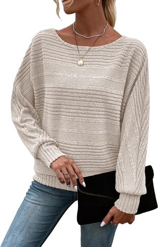 Womens Long Sleeve Shirts Crewneck Tunic Tops Pullover Sweaters Business Casual Blouses Fall Fashion 2025 in Saudi Arabia