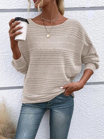 Womens Long Sleeve Shirts Crewneck Tunic Tops Pullover Sweaters Business Casual Blouses Fall Fashion 2025 in Saudi Arabia